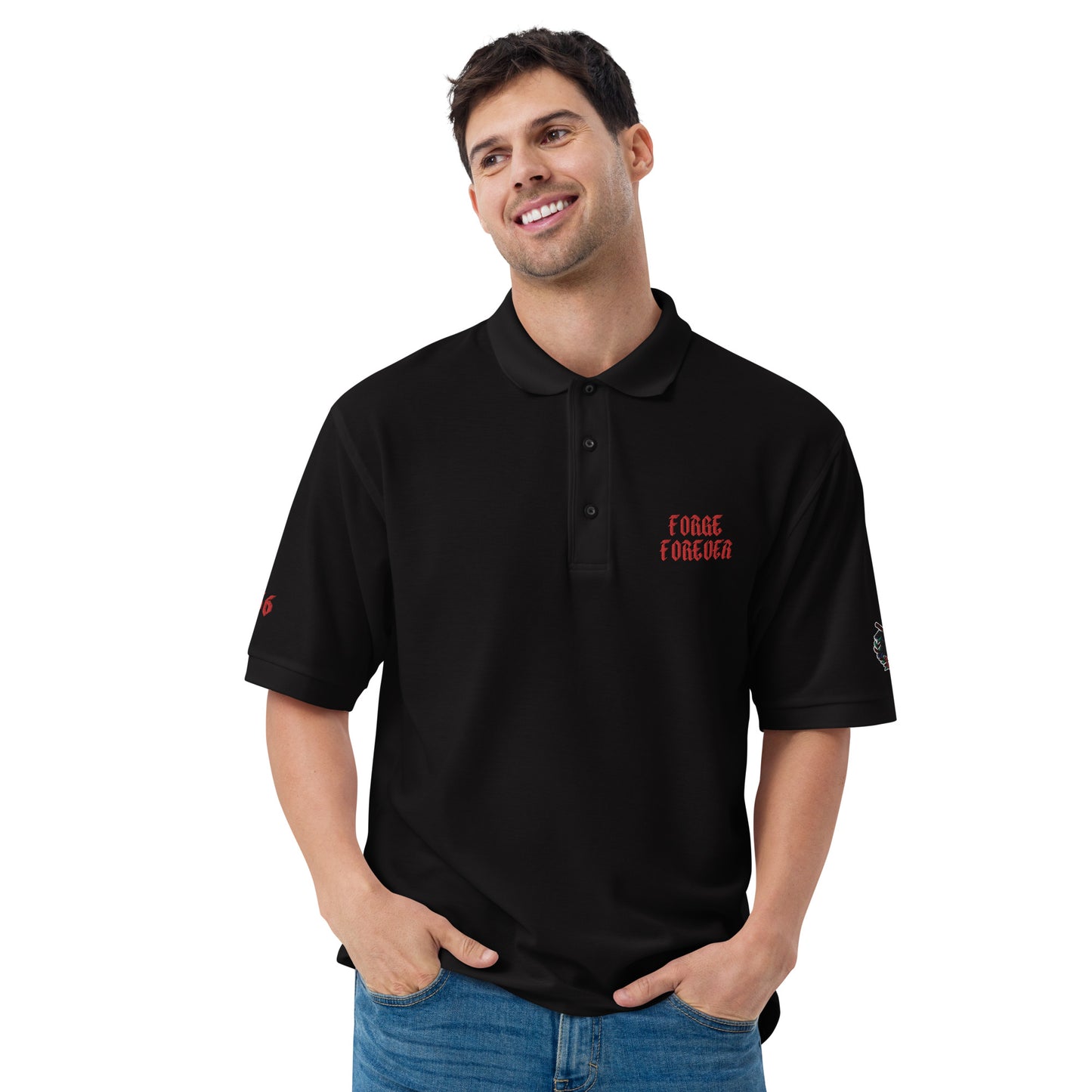 "Forge Forever" Men's Premium Polo