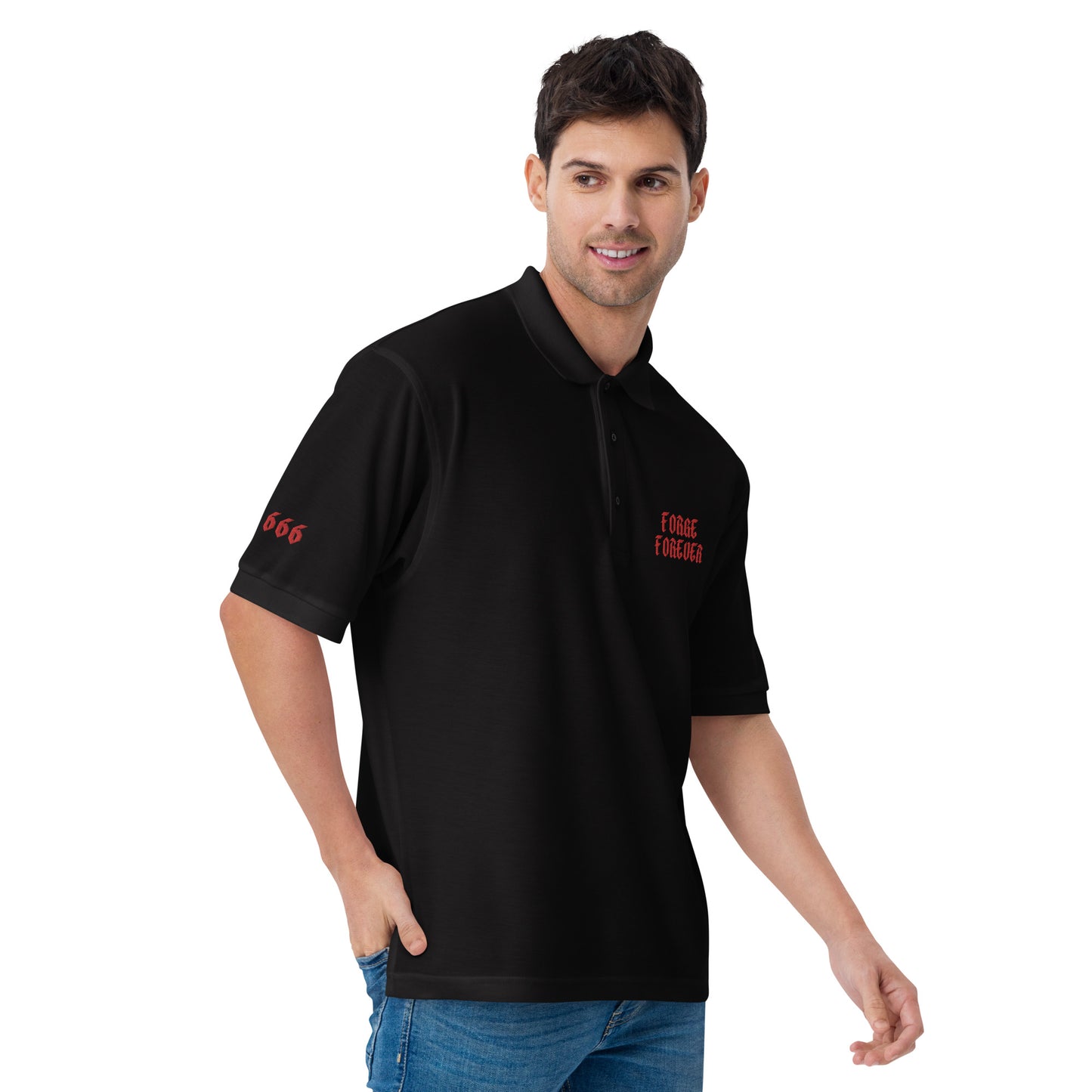 "Forge Forever" Men's Premium Polo