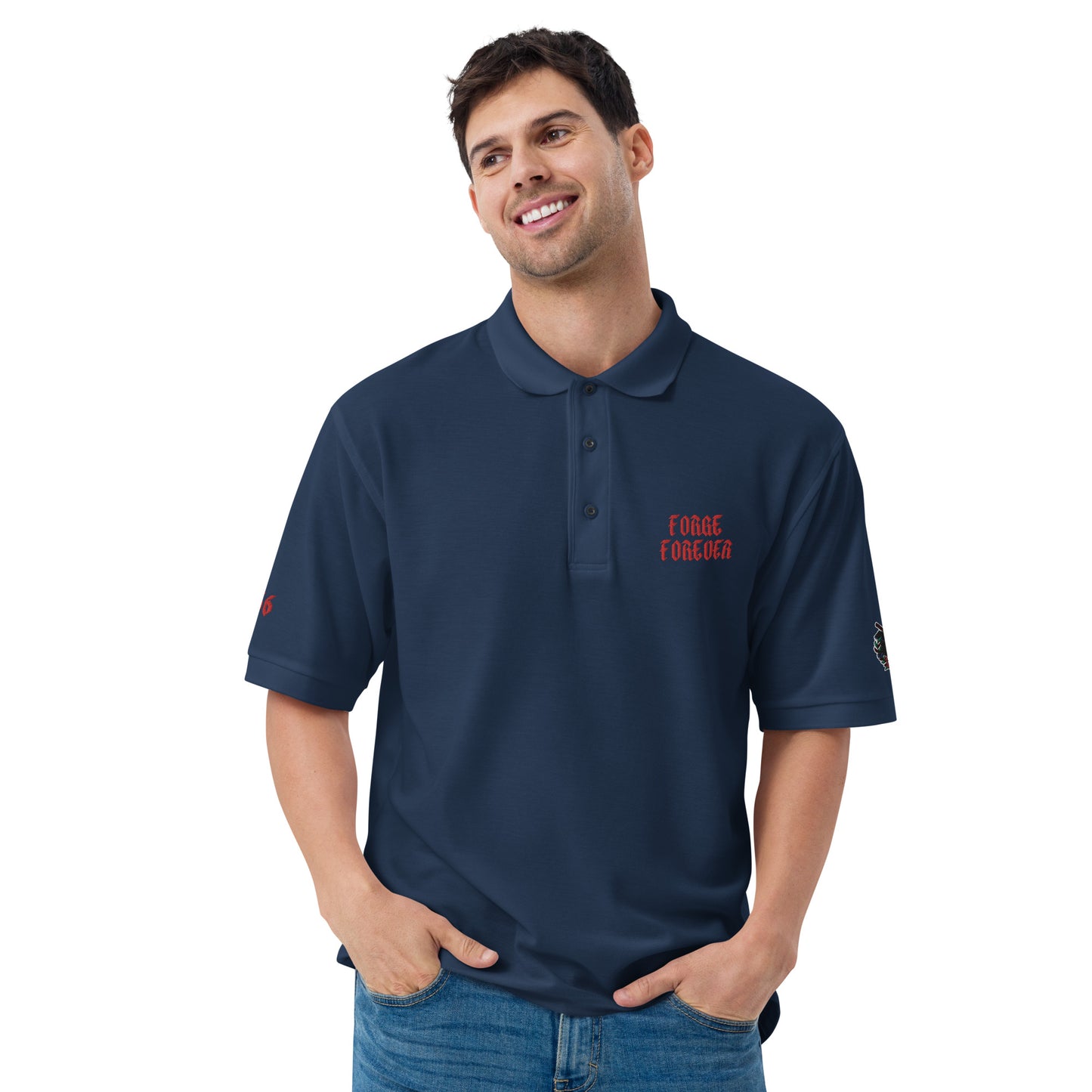 "Forge Forever" Men's Premium Polo