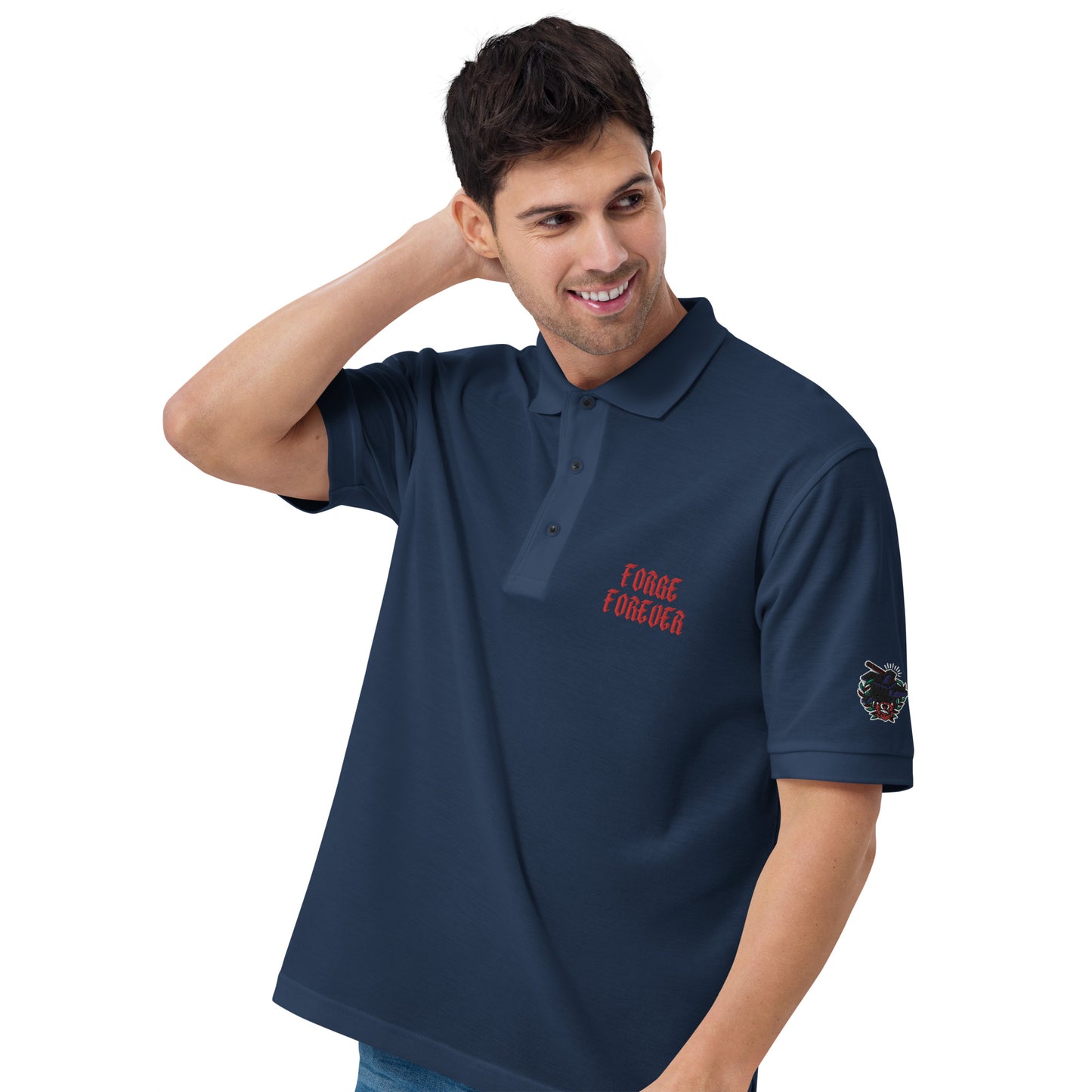 "Forge Forever" Men's Premium Polo